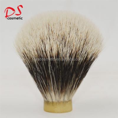 China Shaving brush knots of DISHI shaving brush, two band badger hair knots, badger hair knots for sale