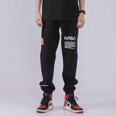 China Hot Selling Anti-pilling High Quality Men's NASA Graphic Wind Reflective Pants for sale