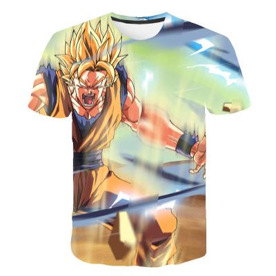 China Wholesale Custom Breathable Pattern Cartoon Character Anime Logo 3d T-shirt Boys T-shirts & Polo Shirts Xxxxxxxl Size For Men for sale