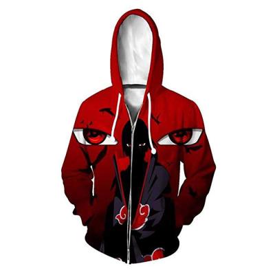 China Men Anti-pilling Anime Sudadera 3d Sweatshirts Hooded Oversized Satin Lined H Animation Japan Customized Sudaderas Custom Apparel Manufacturers for sale