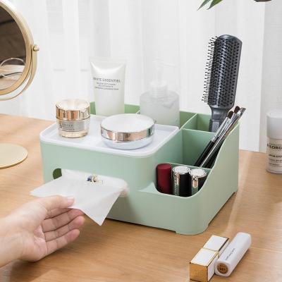 China Modern Creative Multifunctional Household Tissue Paper Box Lid Acrylic Organization for sale