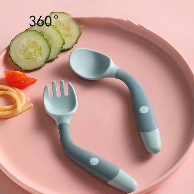 China Viable Bpa Free Baby Silicone Spoon Kitchen Cooking Tools Soup Silicon Utensils Accessories Nonstick Kids Baby Silicone Spoon for sale