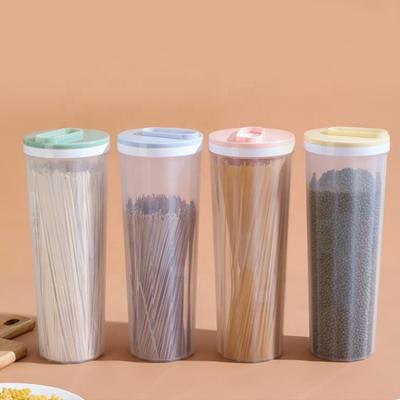 China 2022 Freshness Preservation Amazon Hot Selling Pasta Noodles Boxes Kitchen Plastic Supplies Kitchen Rice Plastic Storage Box for sale