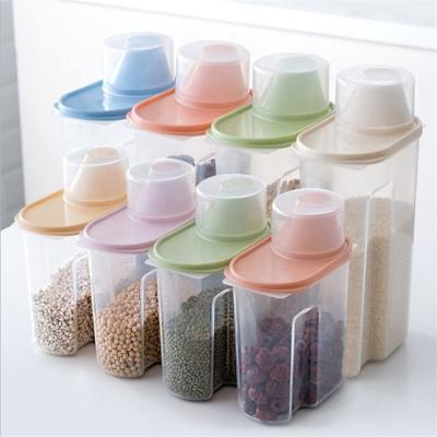 China Freshness Preservation Rice Storage Container Kitchen Storage Box High Quality Plastic Food for sale