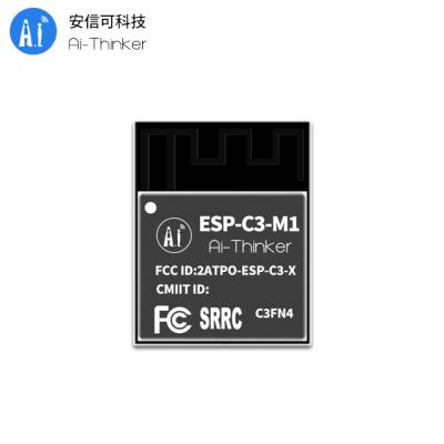 China Smart Home AI-Thinker New Product ESP-C3-M1 Mini Module Size Wireless WIFI BLE 5.0 Series IOT ESP32-C3 Mini for sale