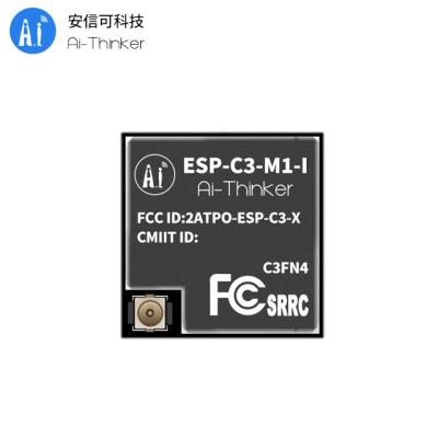 China NEW ESP32-C3 Smart Home Wireless AI-Thinker Series ESP-C3-M1-I module size ultra mini IOT WIFI BLE 5.0 radio for sale