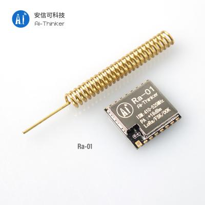 China 433MHZ Wireless Module ra-01 IOT Lora Home Building Automation Security Systems AI-Thinker Long Term Spread Spectrum SX1278 Module for sale