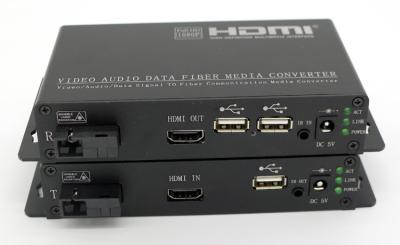 China OEM/Beyondopto HDMI/DVI + USB(keyboard + mouse) + IR signal over KVM fiber converter for sale