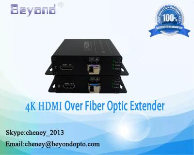 China High resolution large screen 4K HDMI with color depth 16bits to fiber optical extender for sale