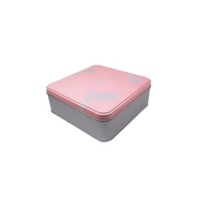 China Cookie / Candy / Gift Metal Boxes Mints Gingerbread Cookies Tin Box Tiny Customized Packaging Rectangular Tiny Packaging for sale