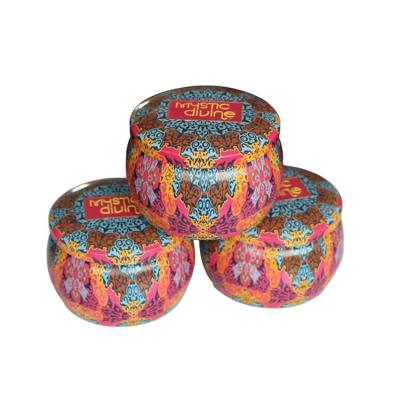 China Cheap Custom Empty Decorative Candle Box Cases Candle Tins Wholesale With Lids for sale