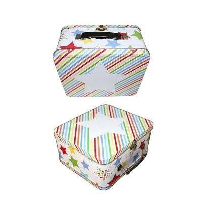 China Lunch / Gift / Other Lunch Box With Handle Design Custom Packaging Metal Tin Box for sale