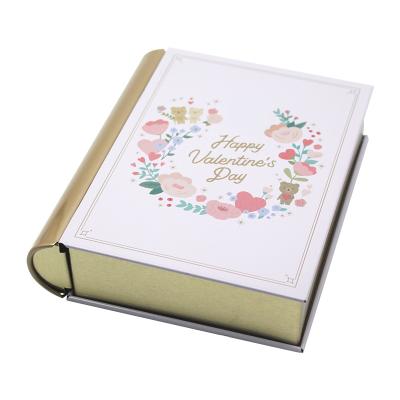 China Gift & Custom craft books form tin cookies box storage box for wedding candy tin box kids gift metal box for sale