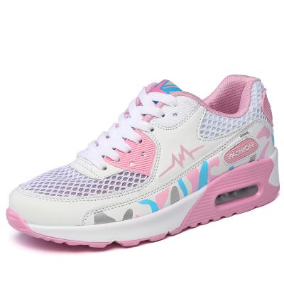 China CUSHIONING High Quality Mesh Air Cushion Women Sport Shoes Breathable Durable Sneakers for sale