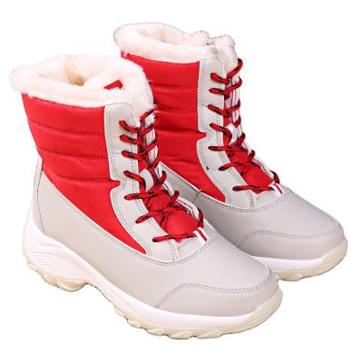 China Fashion Trend High Boot Shoes Cotton-padded Warm Winter Shoes Outdoor Snow Boots For Women for sale