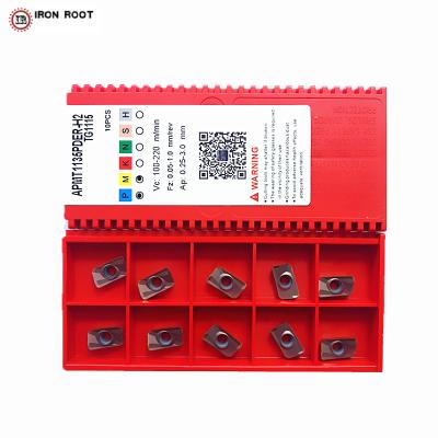 China Metal Cutting APMT1135PDER-H2 TG1115 Lathe Cutting Tools CNC Carbide Milling Insert for sale