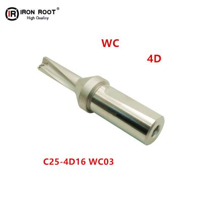 China Metal NEW C25-4D15mm-20.5mm WC03 U indexable drill of double helix cooling hole drilling for inserting WCMX for sale