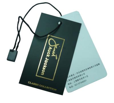 China OEM Clothing Hang Tags With Customized Logos For Garment / Bags Label for sale