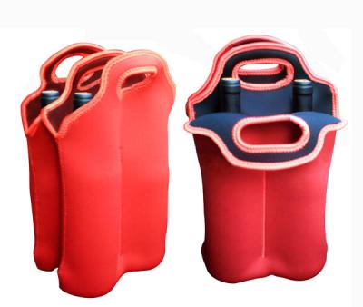 Cina La borsa del dispositivo di raffreddamento della bottiglia del neoprene isolata totalizzatori freschi pieghevoli alla moda per i picnic fa festa in vendita