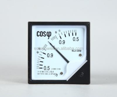 China High Precision Analog COS Power Factor Meter 0.5-1-0.5 COS Meter 0.5-1-0.5 for sale