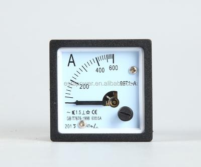 China 600/5A Type AC Current Meter 48*48 Temperature Control Box Ammeter Indicator AC Overload Current Indicator Meter ES-48 for sale