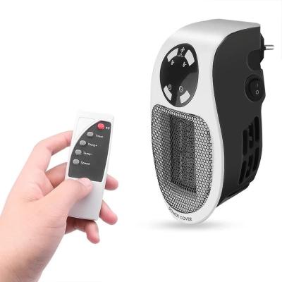 China Hot Sale Amazon Plug-in Mini PTC Heater Fans Plug In Fan Portable Electric Heater 500W Safe Quiet Electric Heaters for sale