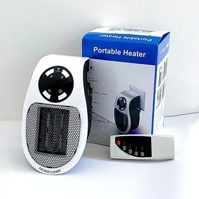 China Mini Wall Plug Heater Electric Plug-In Instant Heater PTC Calefactor Portatil Electric Heater 500w In Wall Electric Wall Heaters for sale