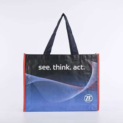 China Recyclable Recycle Laminated Cheap Printed PP Shopping Non Woven PP Woven Bag for sale