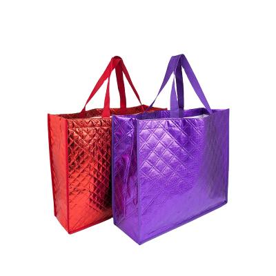 China Promotional Durable High Quality Custom Nonwoven Bags Large Capacity Low Price Handled Nonwoven Bags for sale