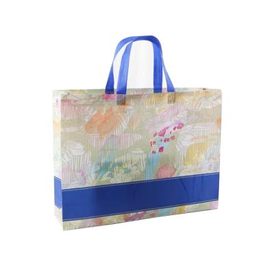 China Handled Ruiding Custom Advertising Slogans Laminated PP Nonwoven Shopping Bag for sale