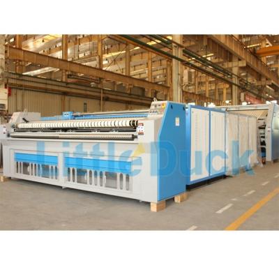 China Hotel.factory .laundry automatic hospital 3300mm bed sheets folding machine for sale