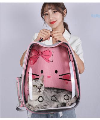 China Wholesale Cat Backpack Carrier Bubble Bag Space Capsule Waterproof Pet Carrier Dog Raising Backpack Airline Travel Approved Carrier for sale