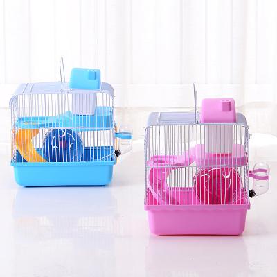 China Luxury Breathable Cage Double Platform Castle Hamster Villa Hamster Nest Pet Supplies Wholesale for sale