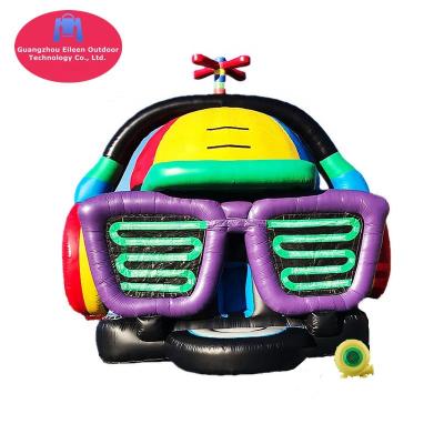 China Commercial Hot Sale Inflatable Music Disco Dome Inflatable Dome Themed DJ Bouncer Toys Ourdoor Bouncers Bounce House With Blower For Dance Party Castle for sale