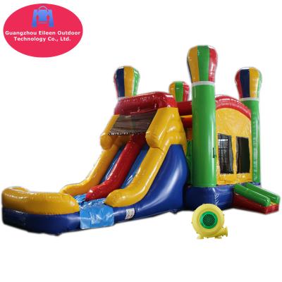 China Inflatable Slide Water Toys 28x14x13ft Inflatable Ball Inflatable Bounce House Wet Or Dry Bouncy Castle for sale