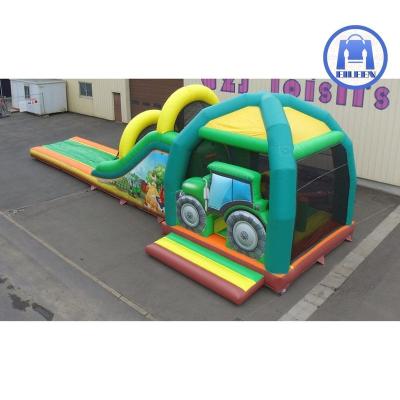 China Ourdoor inflatable toys inflatable jumper bounce house with slide bouncer commercial inflatable moonwalk bouncy castle for kids for sale