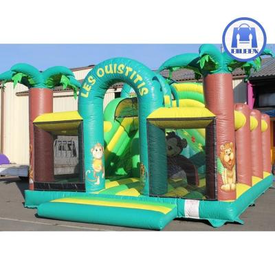 China New Design Ourdoor Inflatable Toys Design Inflatable Theme Park Kids Bounce House Castle Amusement Park Bouncy Inflatable Playground For Sale for sale