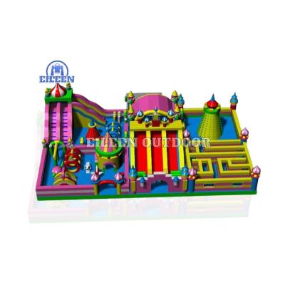 China Ourdoor Toys Amusement Park Good Quality Inflatable Inflatable Game Center Inflatable Playground For Indoor Outdoor n Custom Design for sale