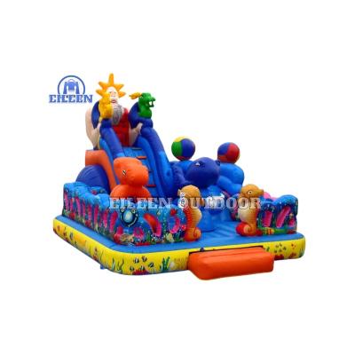 China Massive Ourdoor Inflatable Toys/Portable/Mobile Indoor Inflatable Bounce Slide Theme Park Obstacle Course For Sale/Inflatable Indoor Playground for sale