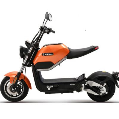 China Fashionable EEC 800W 60V Electric Motorcycle Emobility With Li Battery MIKU Potable Max Scooter for sale