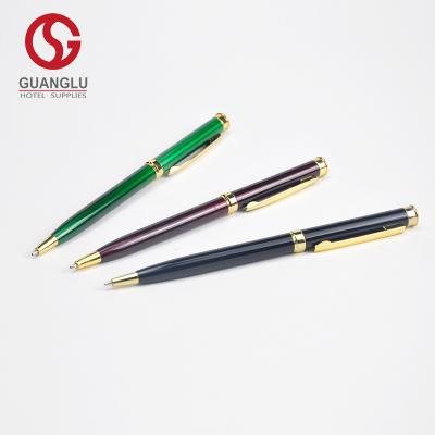 China Luxury Luxury Multi Color Metal Promotional Pens For Business Office Hotel Supplies for sale