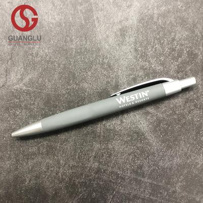 China Promotional Pen Cheap Promotional Plastic Rubber Pen for Westin Hotel Office for sale