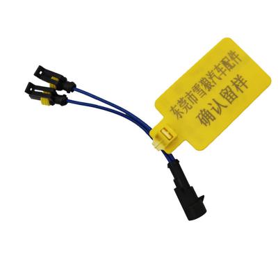 China Automotive male and female waterproof /1pin socket plug-in line connection line / terminal harness 1pin flat seal for sale