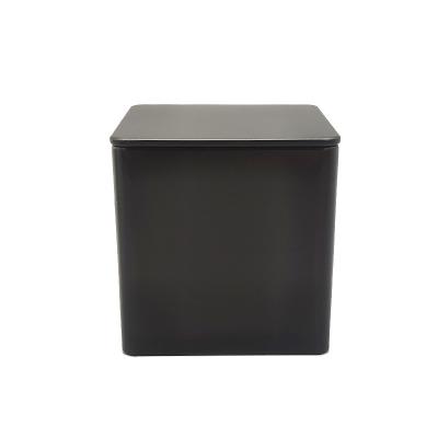 China Food Empty metal container tea box with plug lid for sale