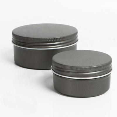 China Food Tin box Large Stock Recyclable Round tin can With screw  Lids for sale