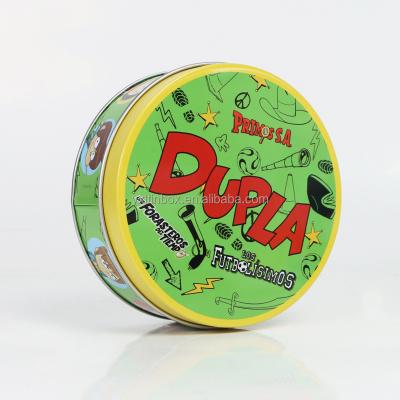 China Gift & Craft Customized Round metal jars tin box for toy card packaging for sale