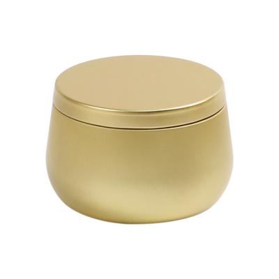 China Gift & Craft Wholesale in stock 4oz 8oz metal cosmetics round small candy gift tea candle tin box for sale