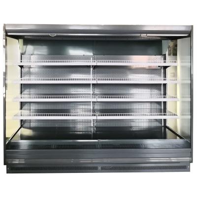 China Commercial Refrigerator Open Food Display Showcase Supermarket Cooler Equipment Single-temperature Refrigerator Refrigerated Display Cabinet for sale