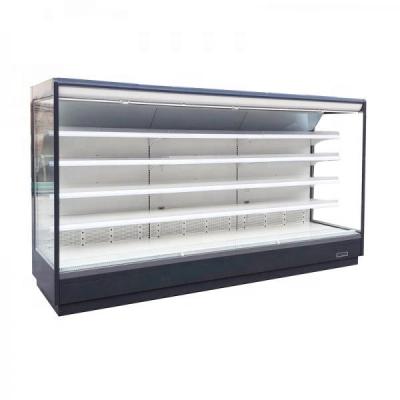 China Multi-platform Factory Price Supermarket Beverage Open Refrigerator Energy-saving Display Single-temperature Vegetable Cooler for sale