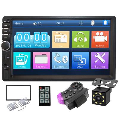 China 1* English Auto Radio 2Din Car Stereo Touch Screen 7 Inch Multimedia Player,Mirror Link/FM/TF MP5 With Accessories for sale